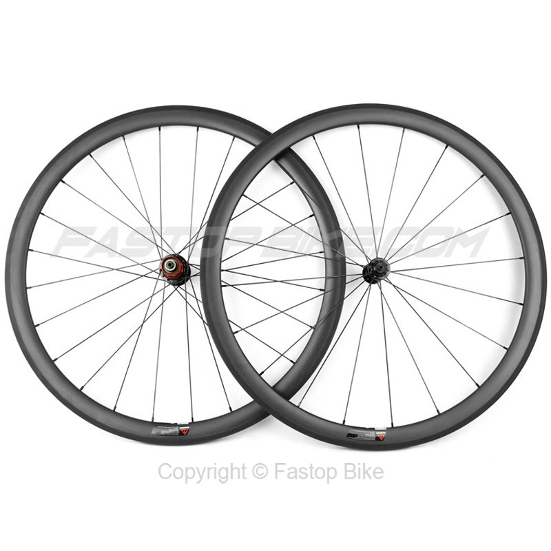38mm Tubular Wheelset with Black Chosen Hubs
