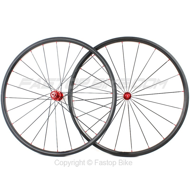 24mm Wheelset with Red Color Chosen Hubs