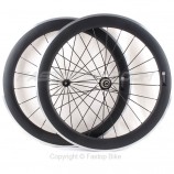 60mm Carbon&Alu wheelset with Powerway R36