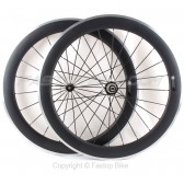 60mm Carbon&Alu wheelset with Powerway R36