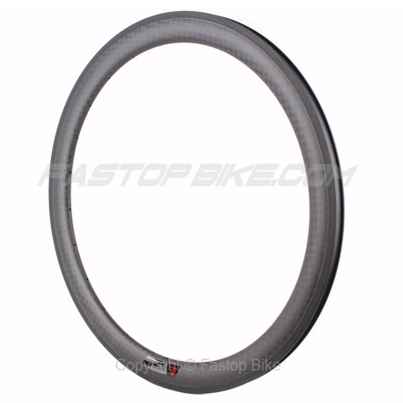 12K Weave 50mm Clincher Aero Wider U-Shape Rim